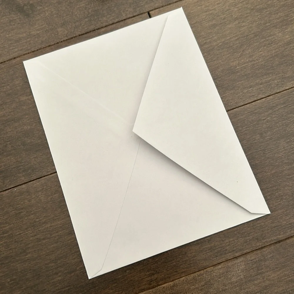 PAPER SOURCE Lilac Plum Purple Blank Greeting Cards & Envelopes, Paper Craft - Picture 5 of 6